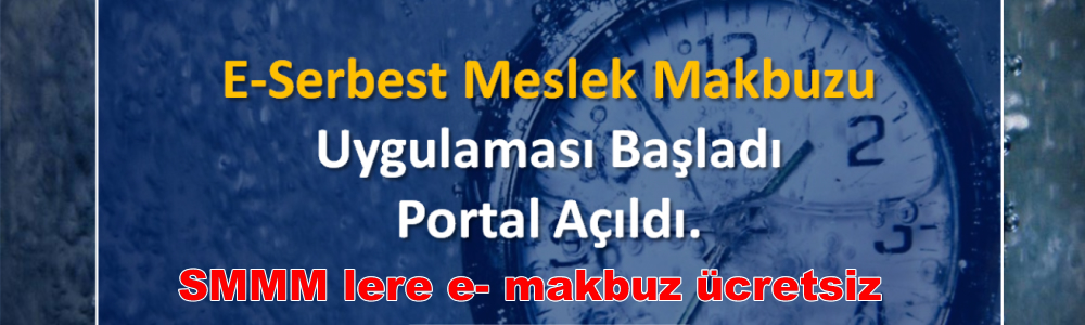 SMMM LERE ÜCRETSİZ E MAKBUZ İMKANI